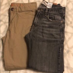 Lot of 2, boys size 12 pants